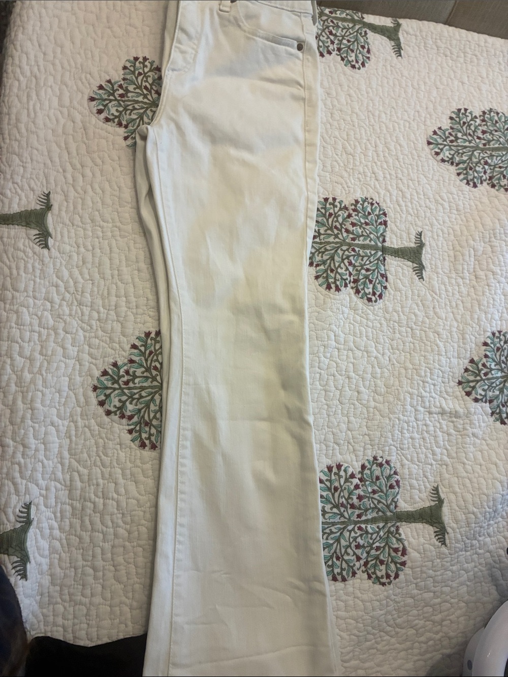 Banana Republic White Wide Leg Jeans